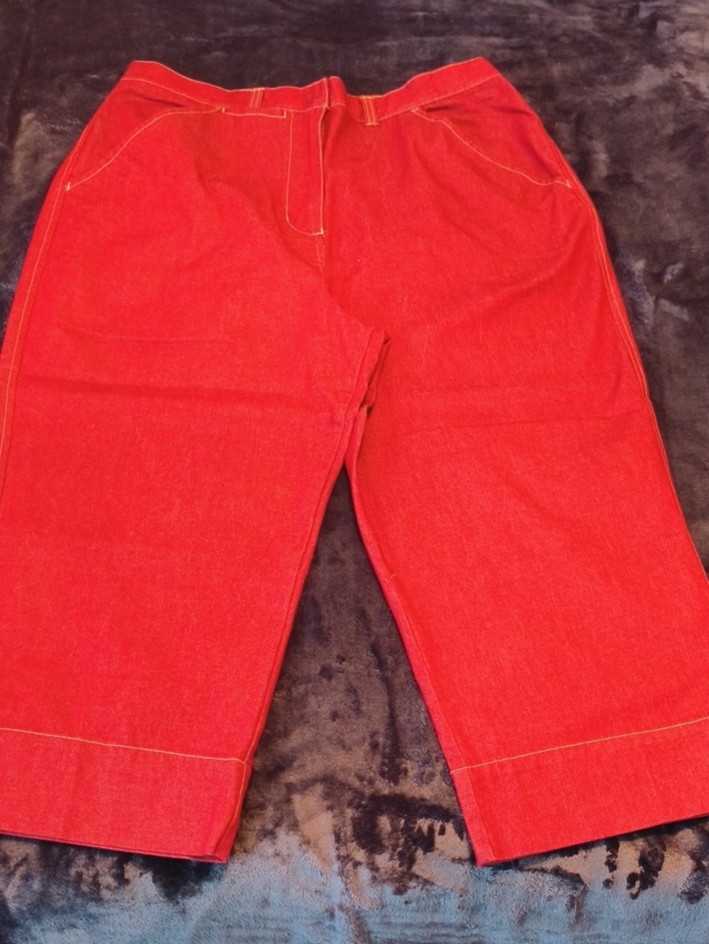 Faded Glory Bordeaux Stretch Waistband Pants #0090